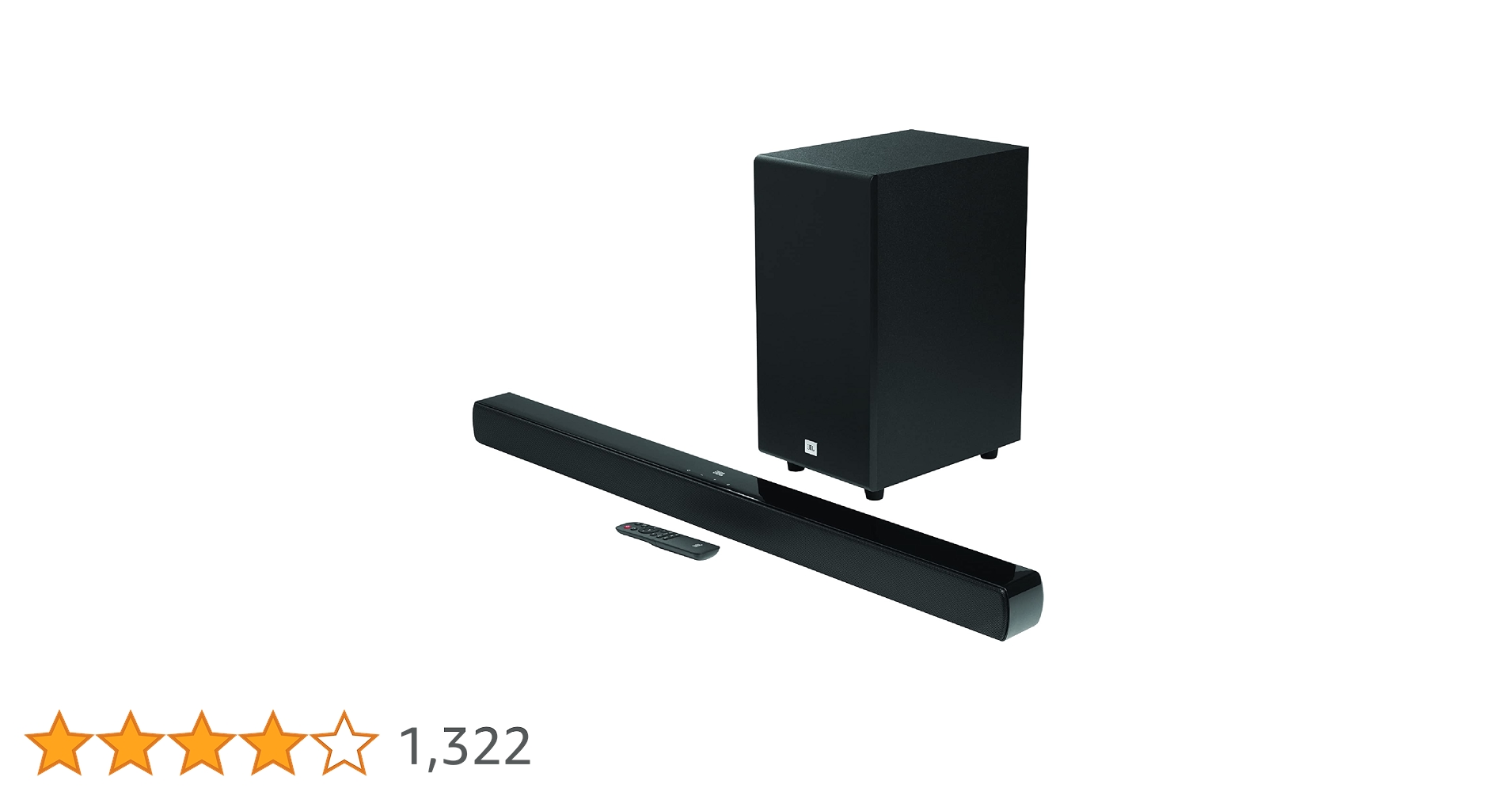 JBL Cinema SB190 Deep Bass, Dolby Atmos Soundbar with